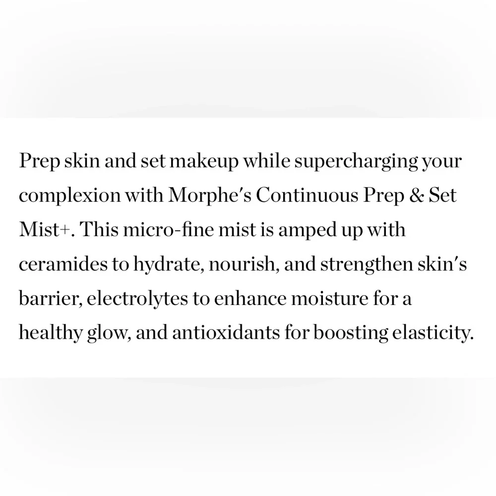 $10❤️‍🔥 LAST 1! Morphe Continuos Prep Set Mist+ Mini NEW Setting Spray